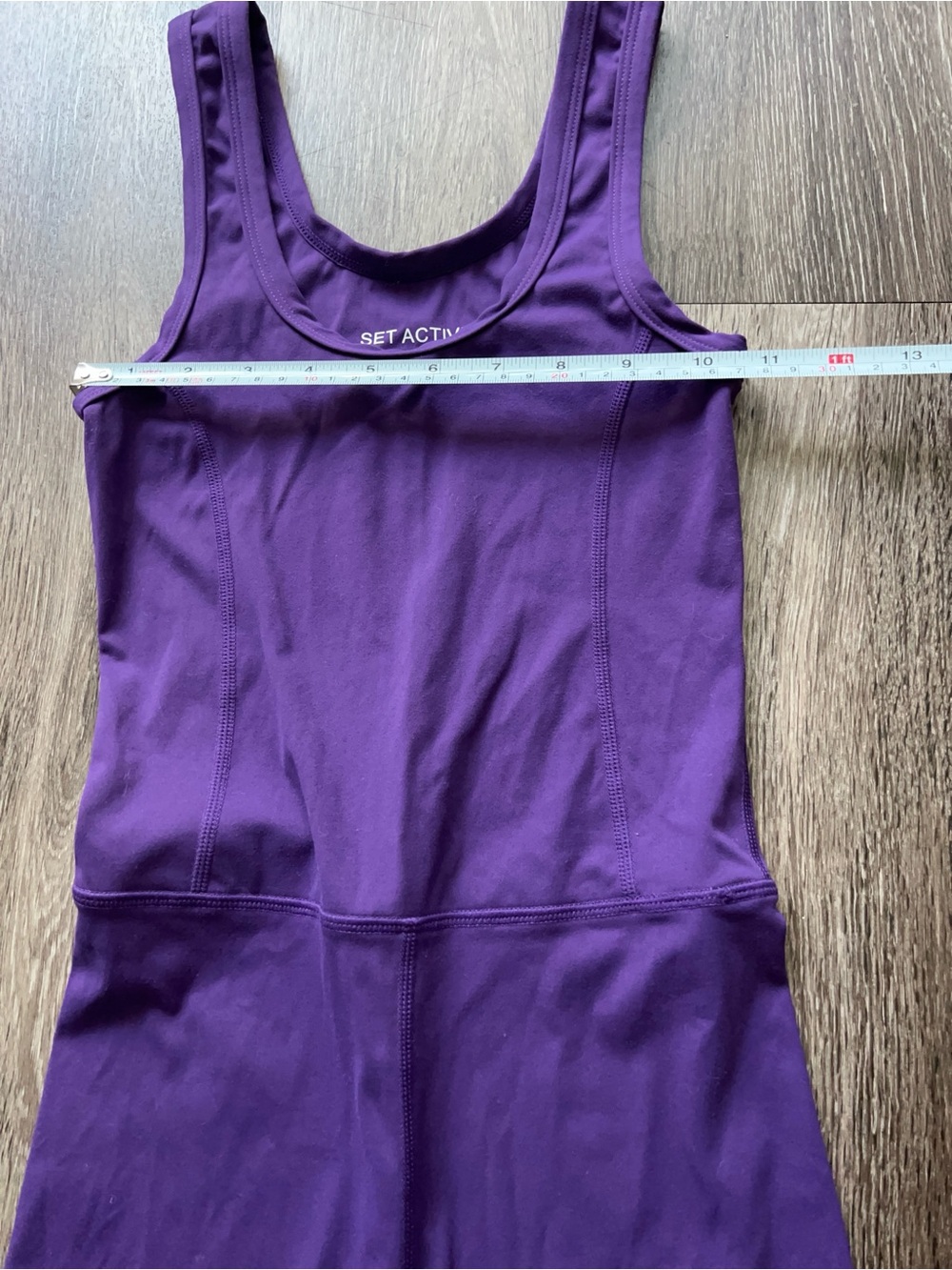 Set Active purple romper small - Picture 5 of 8